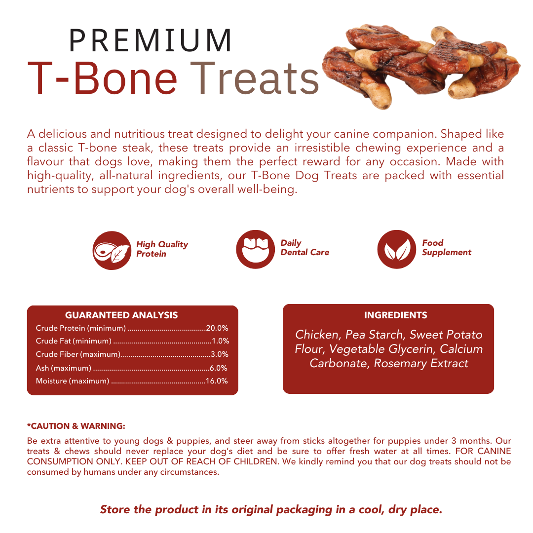 Rethink Pet Premium T-Bone Treats