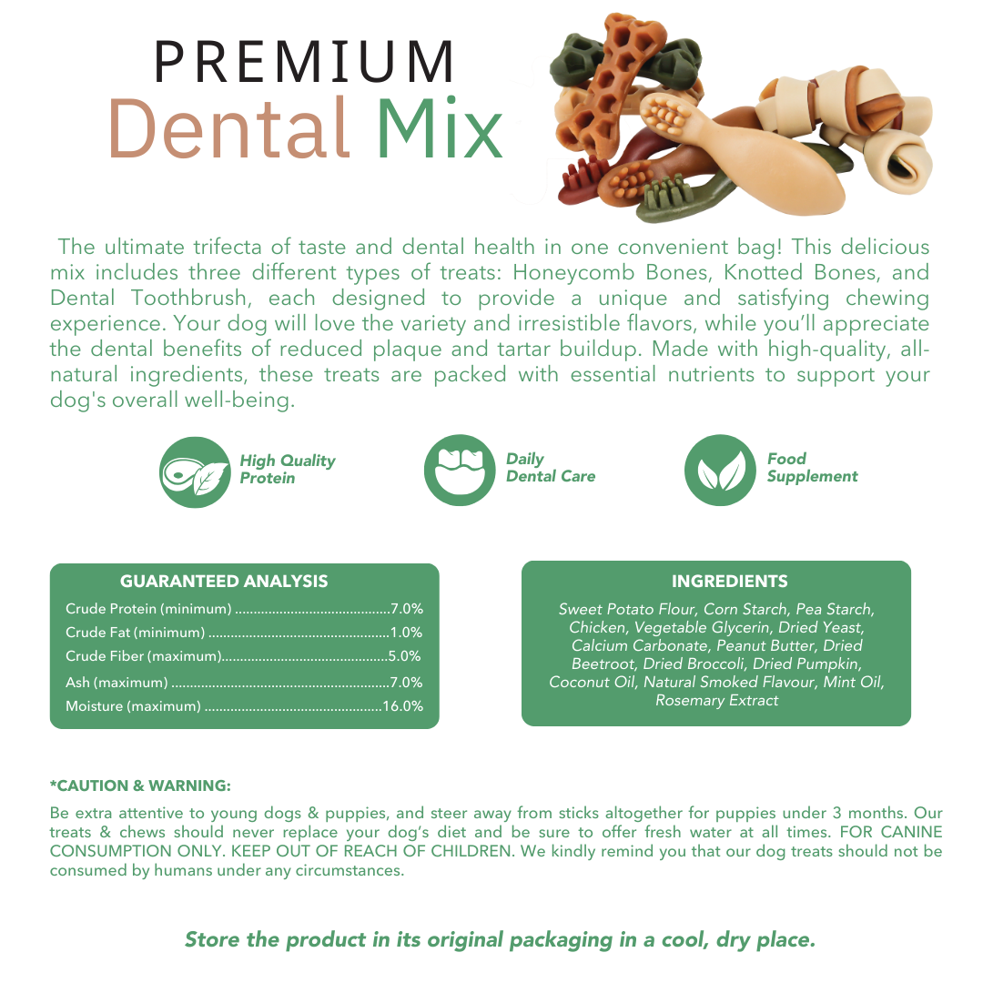 Rethink Pet Dog Treats - Premium Dental Mix