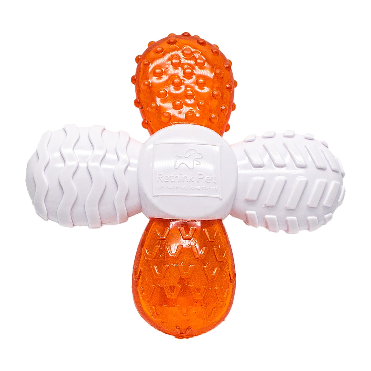 ReThink Pet Cross Chew Dog Toy Bacon Flavoured