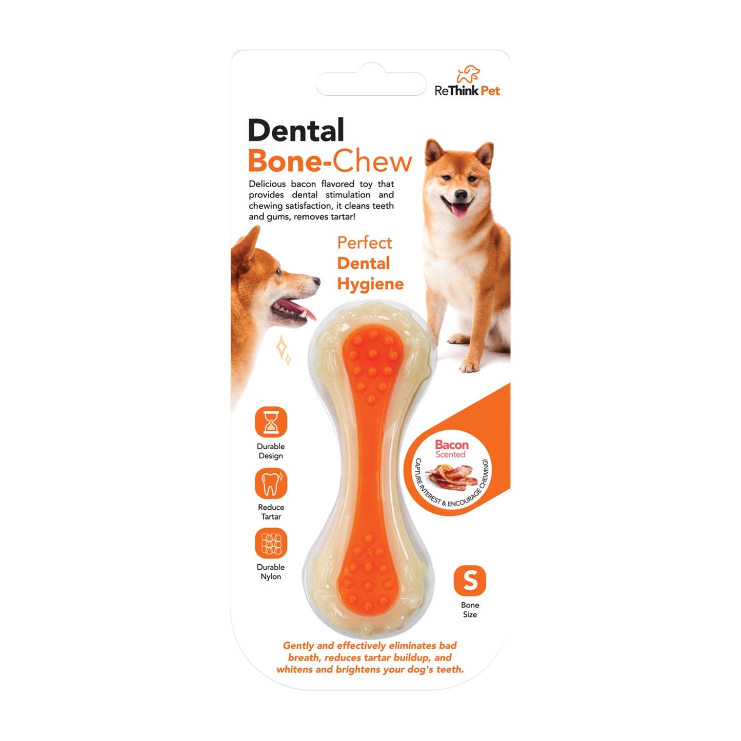 Rethink Pet Small Bone-Chew Flavoured Dental Toy