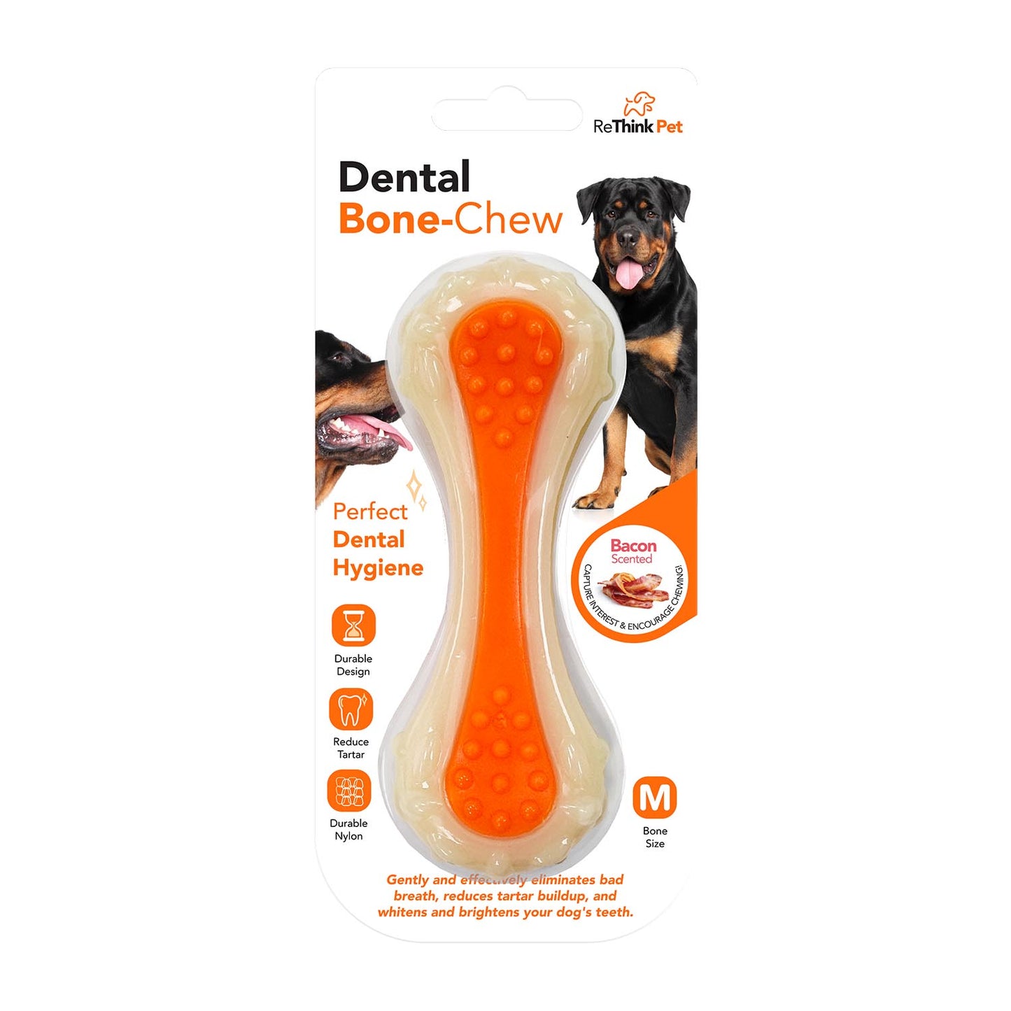 Rethink Pet Medium Bone-Chew Flavoured Dental Toy