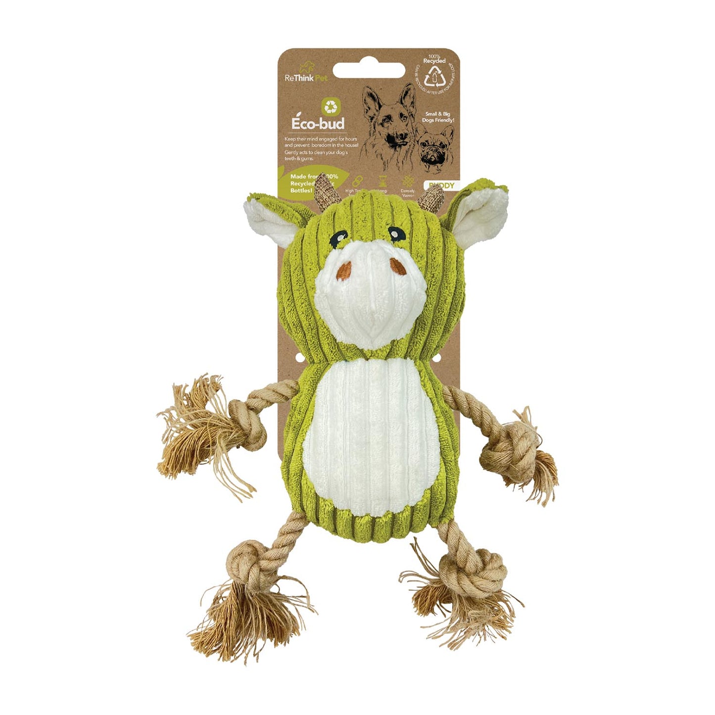 ReThink Pet Buddy Eco-bud Soft Toy